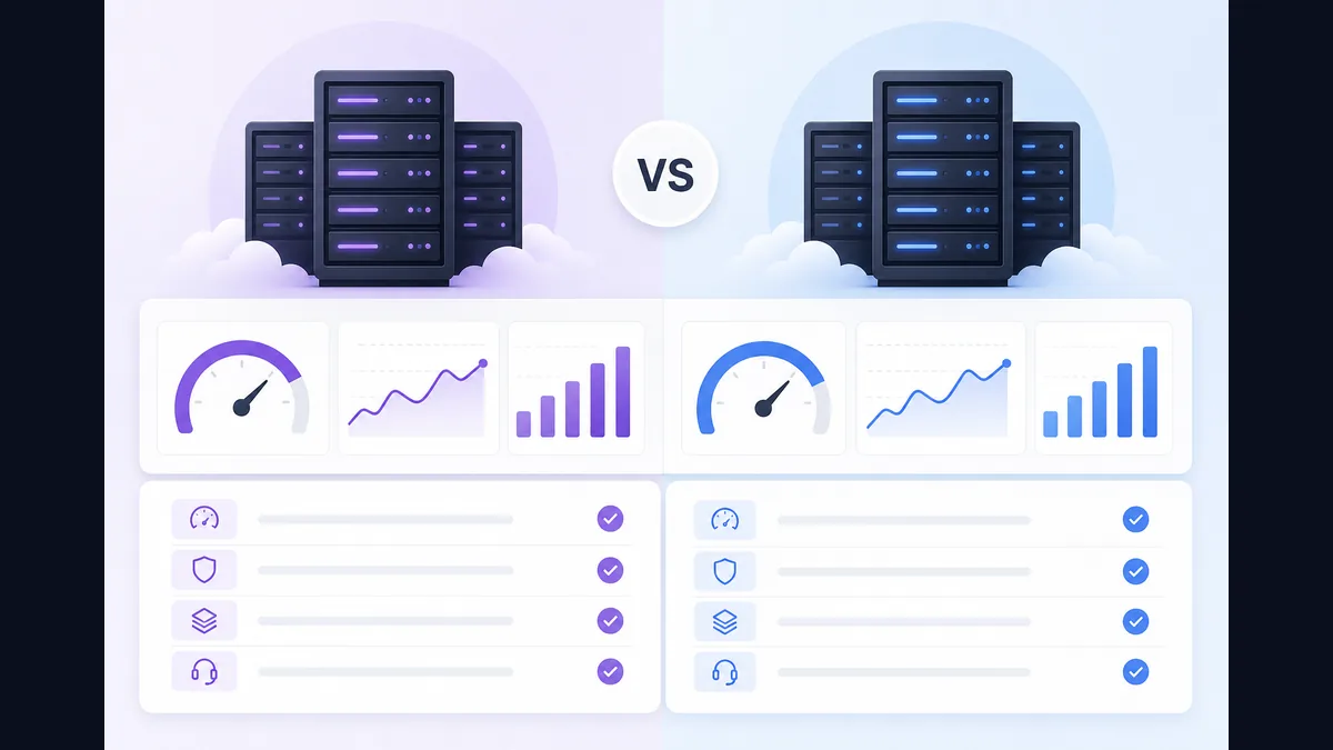 hostinger vs bluehost featured image for hosting guide
